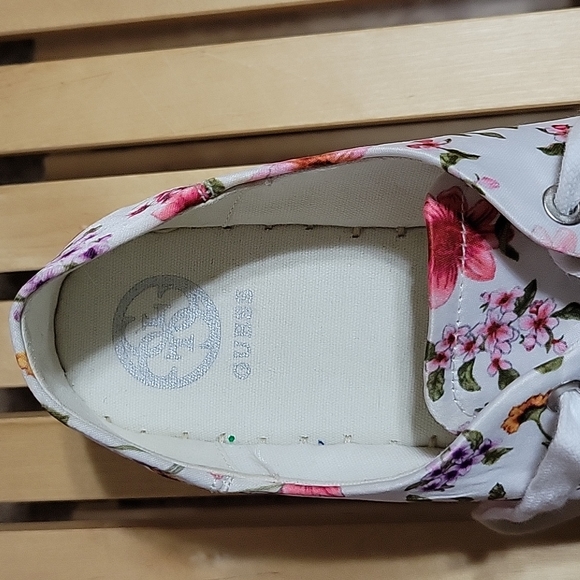 Guess Espardrille Vintage hemp wedge style sneakers - Picture 4 of 8